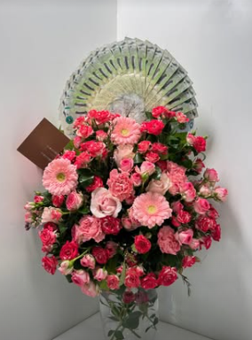 Pink Fan Sculpture